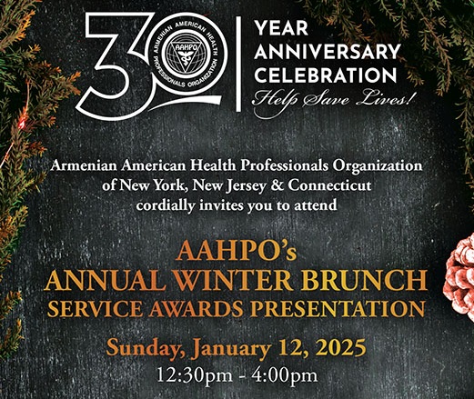 30th Year Anniversary AAHPO Annual Winter Brunch